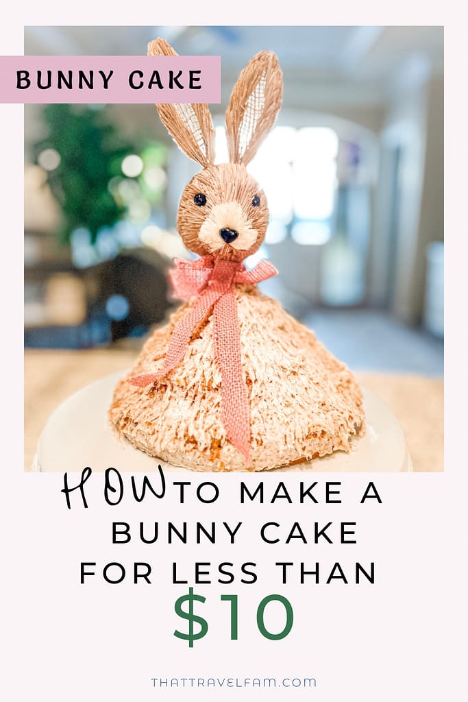 Easter Brunch for Kids: Cutest $10 Bunny Cake
